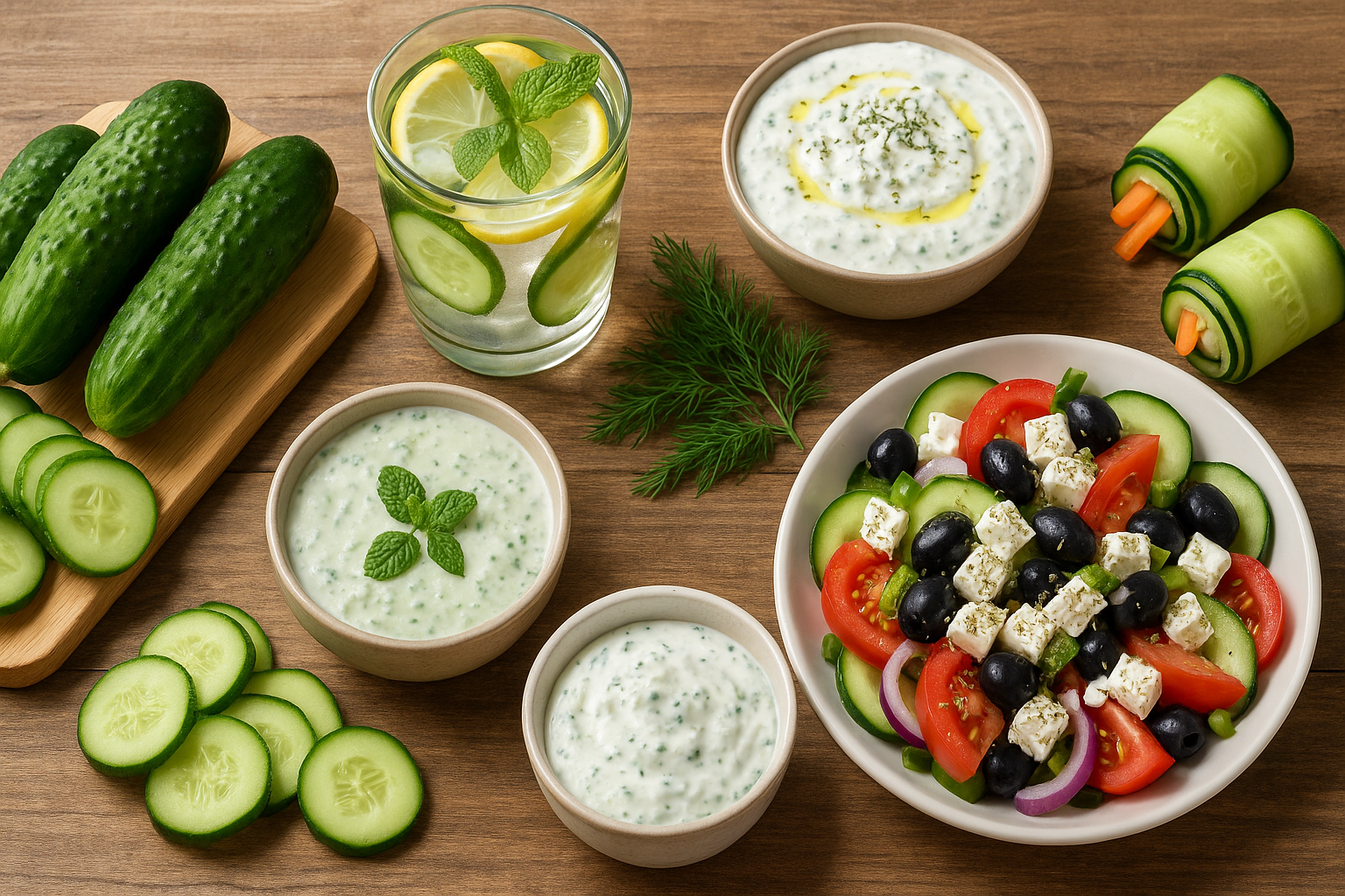 RECETAS CON PEPINO