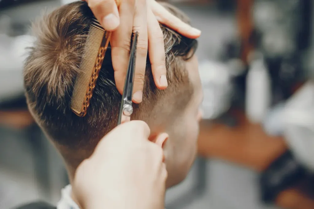 corte pelo hombre